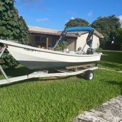 PANGA 15 Foot Fiberglass, Yamaha Motor 25 Hp