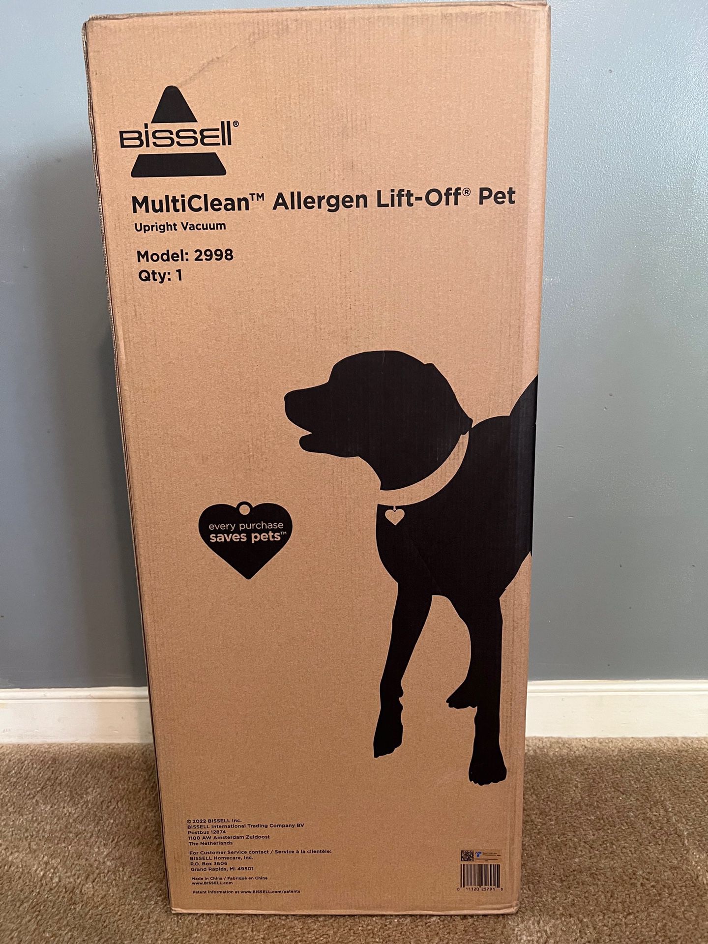 Bissell MultiClean Allergen Pet Lift Off Vacuum 