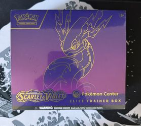 Scarlet & Violet Pokemon Center ETB