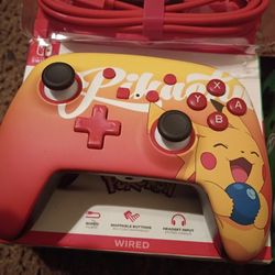 New Nintendo Switch Pokemon Wired Controller 