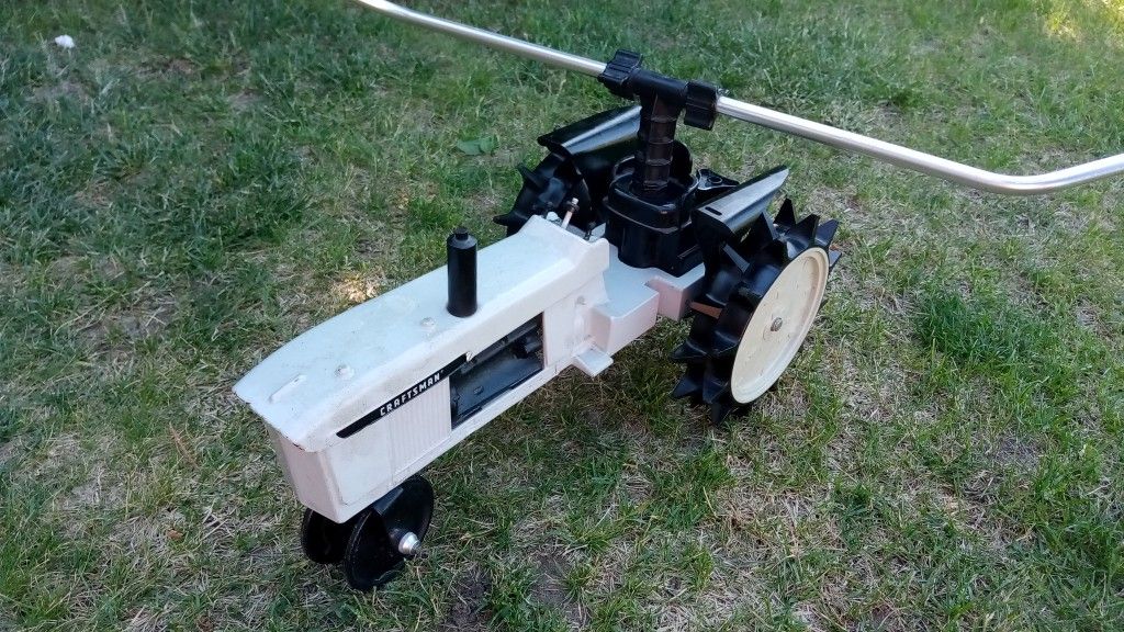 Craftsman Metal Traveling Sprinkler Tractor RARE

