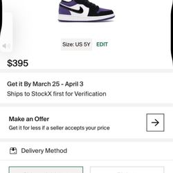 Jordan 1 Low (Court Purple)