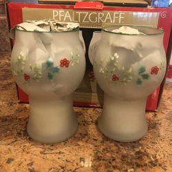 Christmas Mini pillar candle set