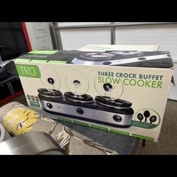 Three Crocks Slow Cooker