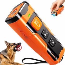 Dog Bark Deterrent Devices, Ultrasonic Anti Barking Device for Dogs, Stopping Own or Neighbor's Dog Barking,Portable Dog Training Device, Safe & Effec