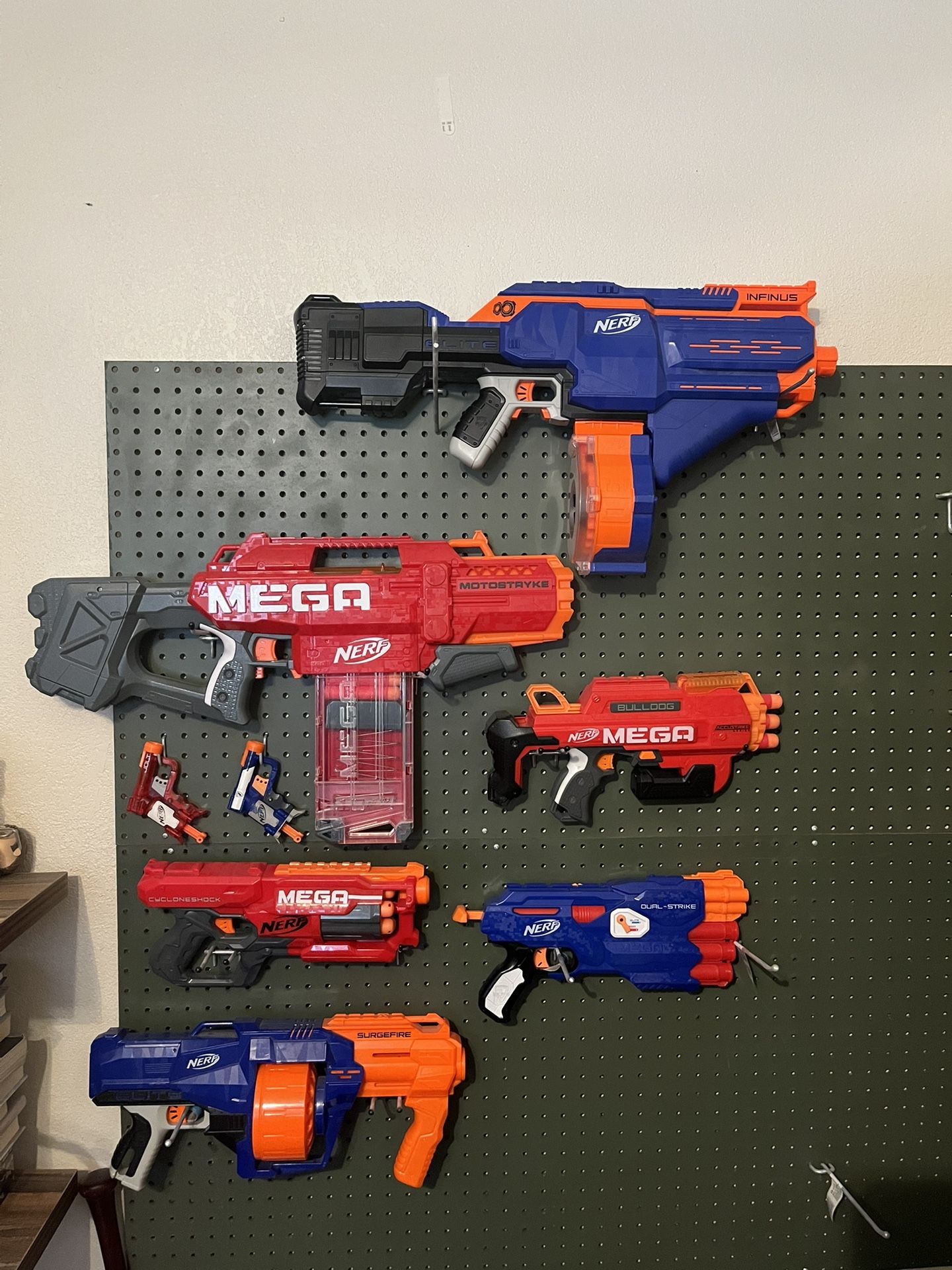 Lot Of Nerf Guns