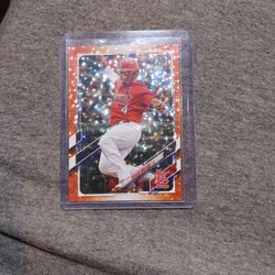 2021 Topps Series One - 70th Anniversary (Orange Ice Foil Serial# 34/299) Yadier Molina