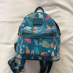 Disney Loungefly Stitch Pineapple Mini Backpack
