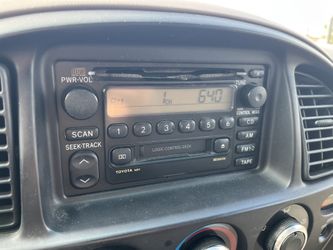 2000 Tundra Factory Stereo