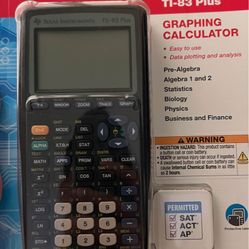 Brand New Sealed - Texas Instruments 83 Plus - Calculator 