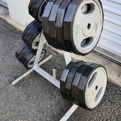 270  LB SOLID PLATES PLUS STAND ALL FOR  $320 FOR ALL 