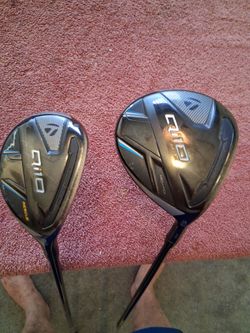 Taylormade qi 10 3 wood and qi 10 hyvrid