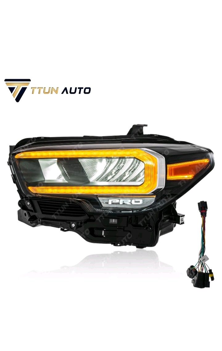 Full LED DRL Headlights For 2020-2023 Toyota Tacoma TRD/Pro/Limited Pair LH+RH