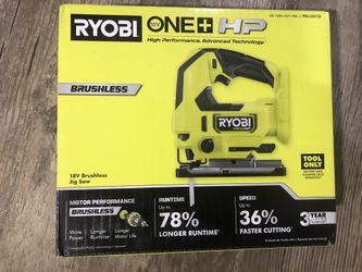 RYOBI ONE+ HP 18V Brushless Cordless Jig Saw (Tool Only)