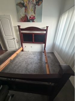 Queen bed frame