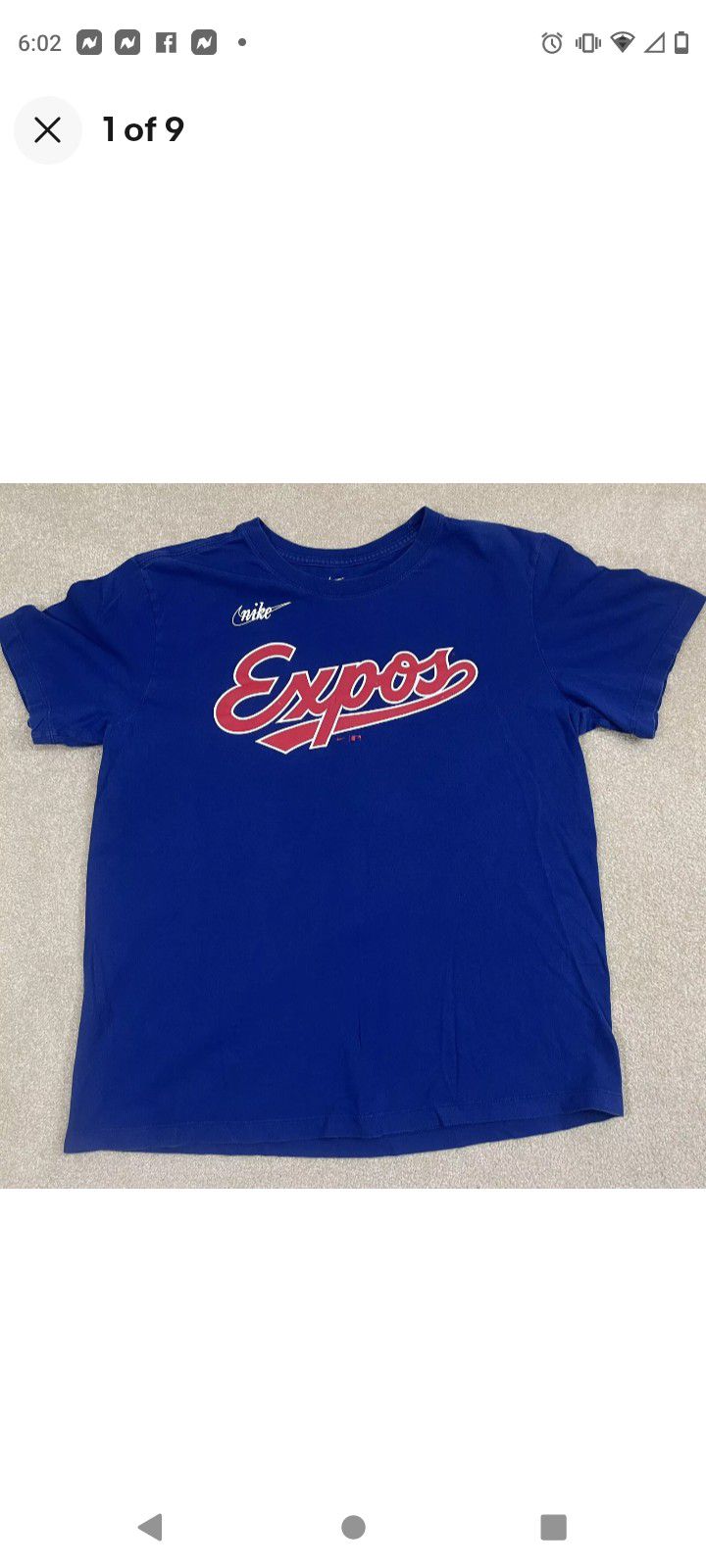 Awesome Old School Montreal Expos Jersey/Shirt For Star Vladimir Guerrero!!