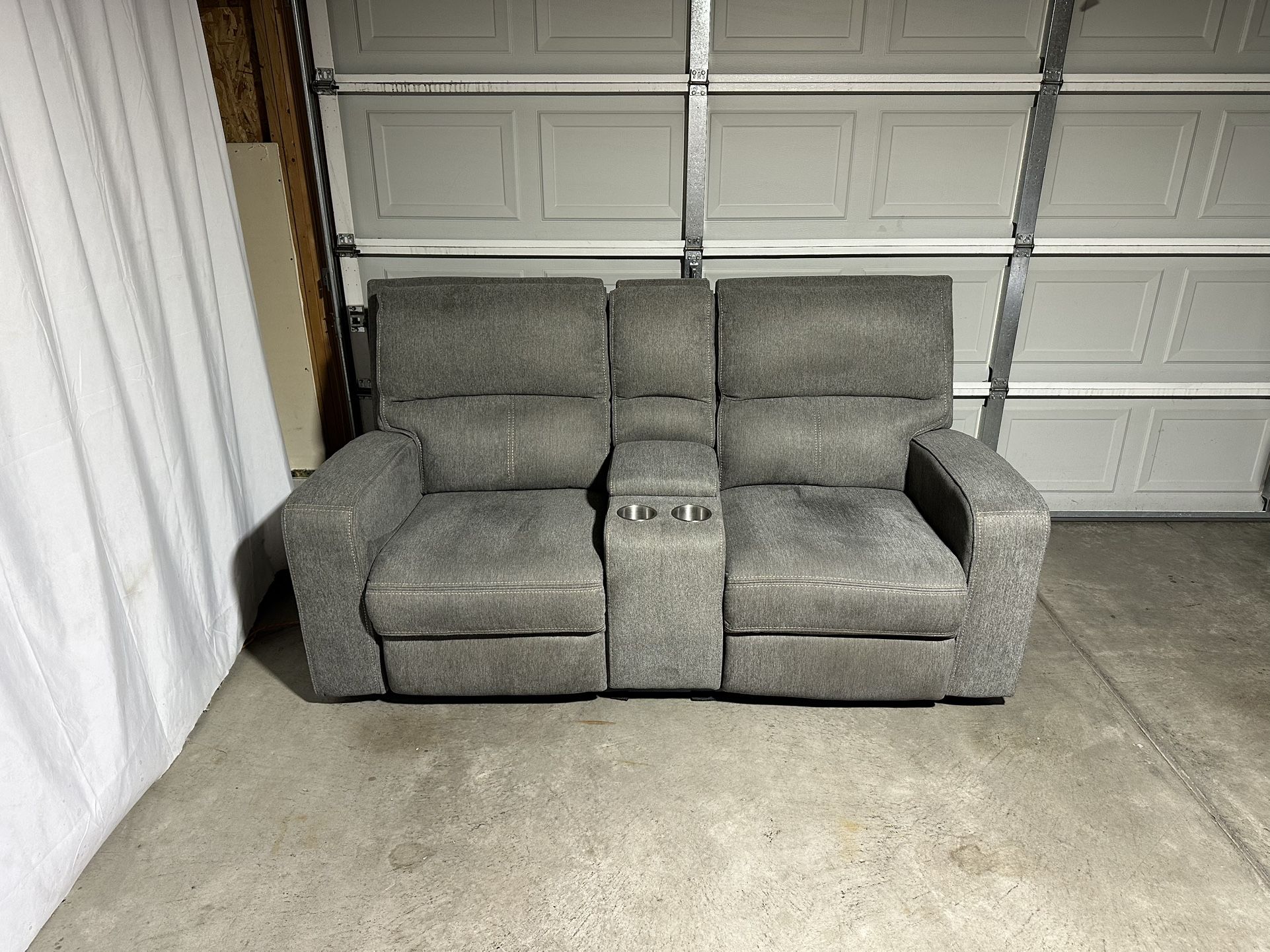 Power Recliner Sofa With Adjustable Headrest*Free Delivery*
