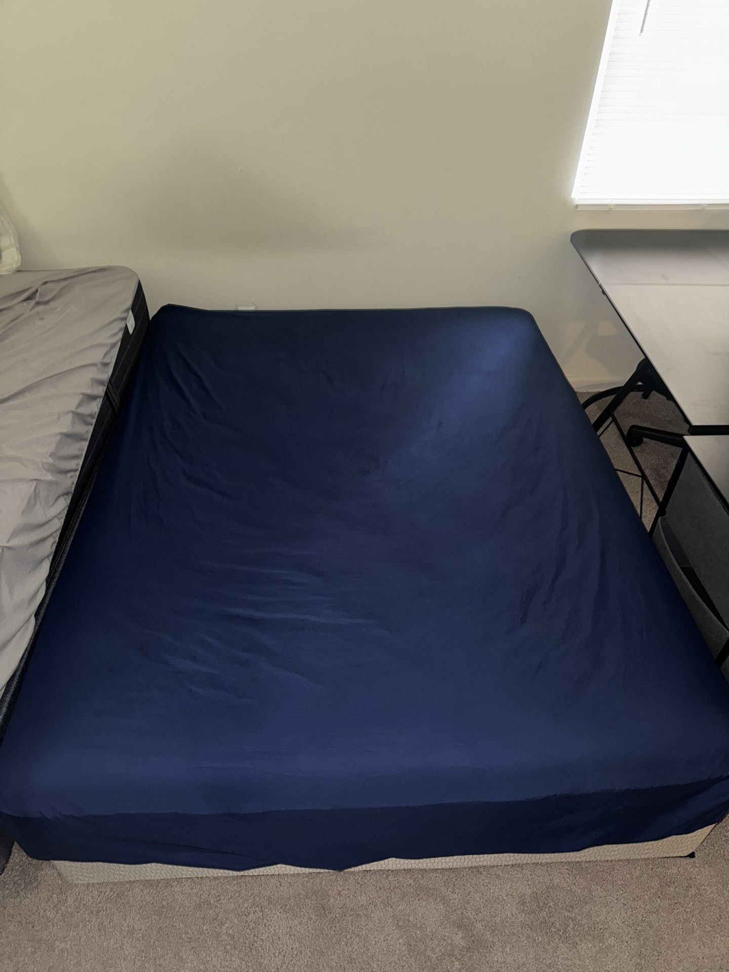 Queen Mattress with Frame + Storage Box