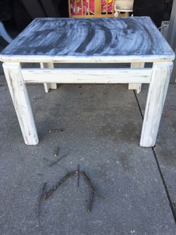 Solid wood accent table. 2 of them.