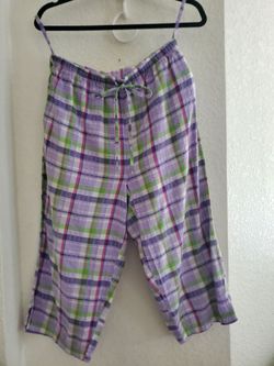 Blair brand cropped pajama/lounge pants size medium