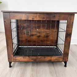 Dog Crate/Kennel Furniture for Small Dogs Side End Table-Up to 30 lbs