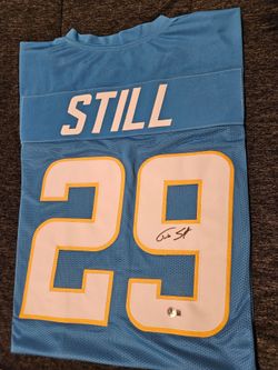Tarheeb Still #29 Signed Football Jersey