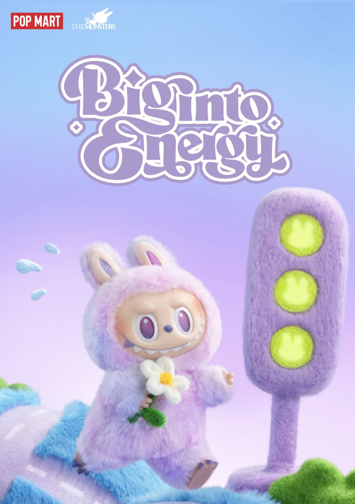 Labubu Big Into Enegy LUCK