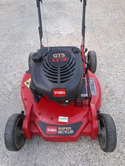 Toro push lawnmower super recycler