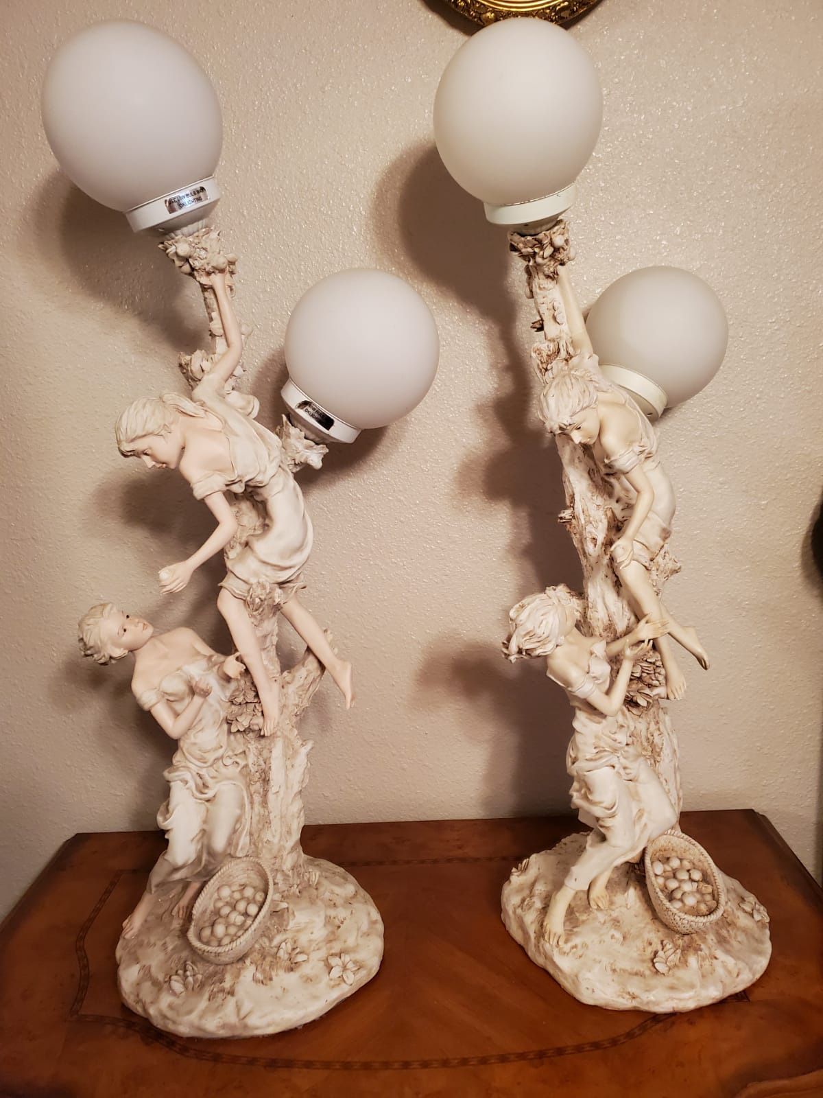Two antique lamps. Never used
