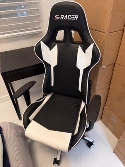 GAMING CHAIR & IKEA DESK $180 TOGETHER
