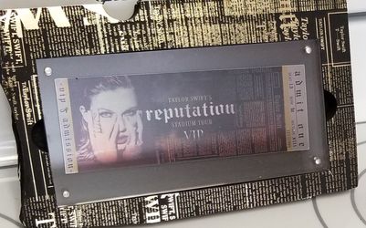 Taylor Swift exclusive repetition VIP ticket with acrylic holder