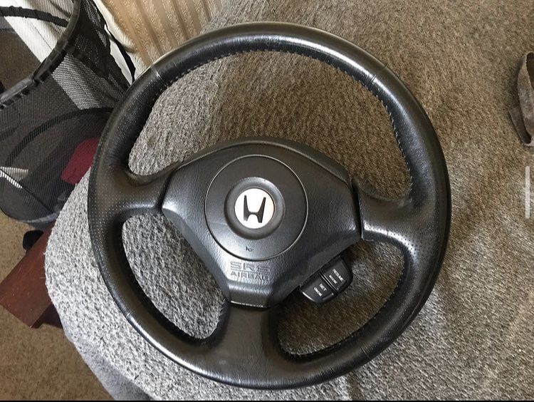 S2000 Ap1 Steering Wheel Fits Ek Rsx Accord 