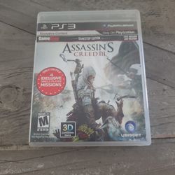 Assassins Creed III 3 PS3