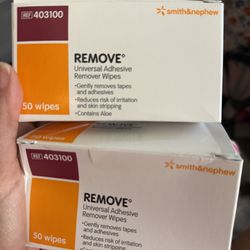 Uni Solve Adhesive Remover Wipe, 100 Box 