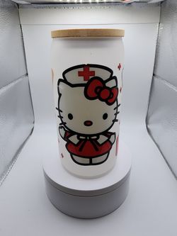 Hello Kitty Glass Tumbler