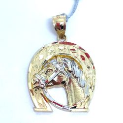14Kt Yellow Gold Horse Shoe Pendant 3.04g 189103