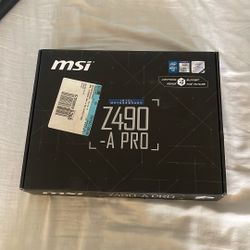 Msi Z490-A Pro Motherboard (BRAND NEW)