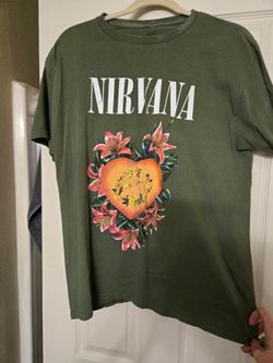 Nirvana Graphic Band T-Shirt size large.