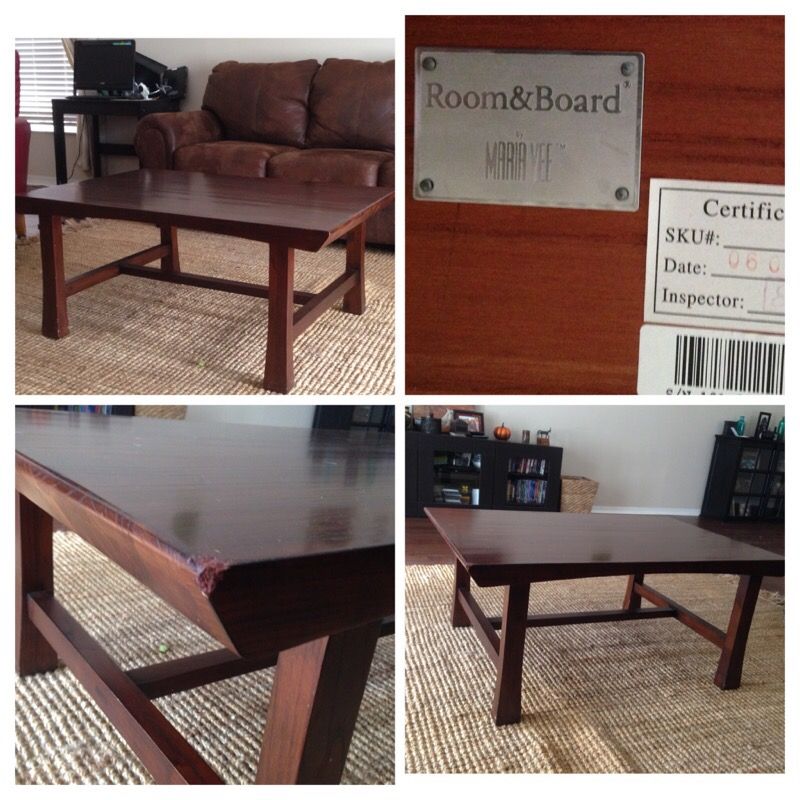 Maria Yee Room & Board coffee table