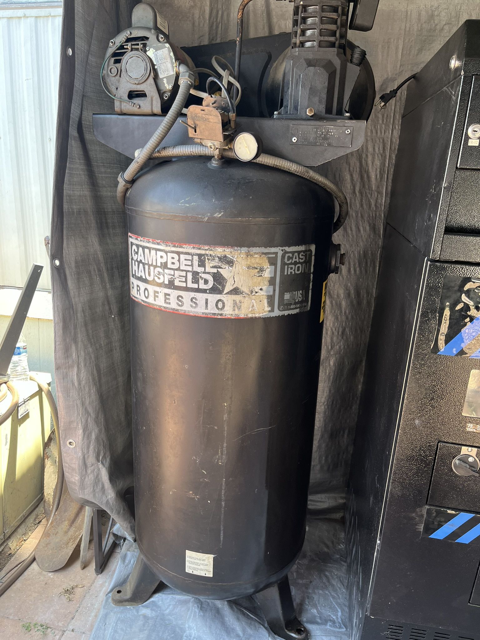 Campbell Hausfeld Professional 60-Gallon Vertical Air Compressor