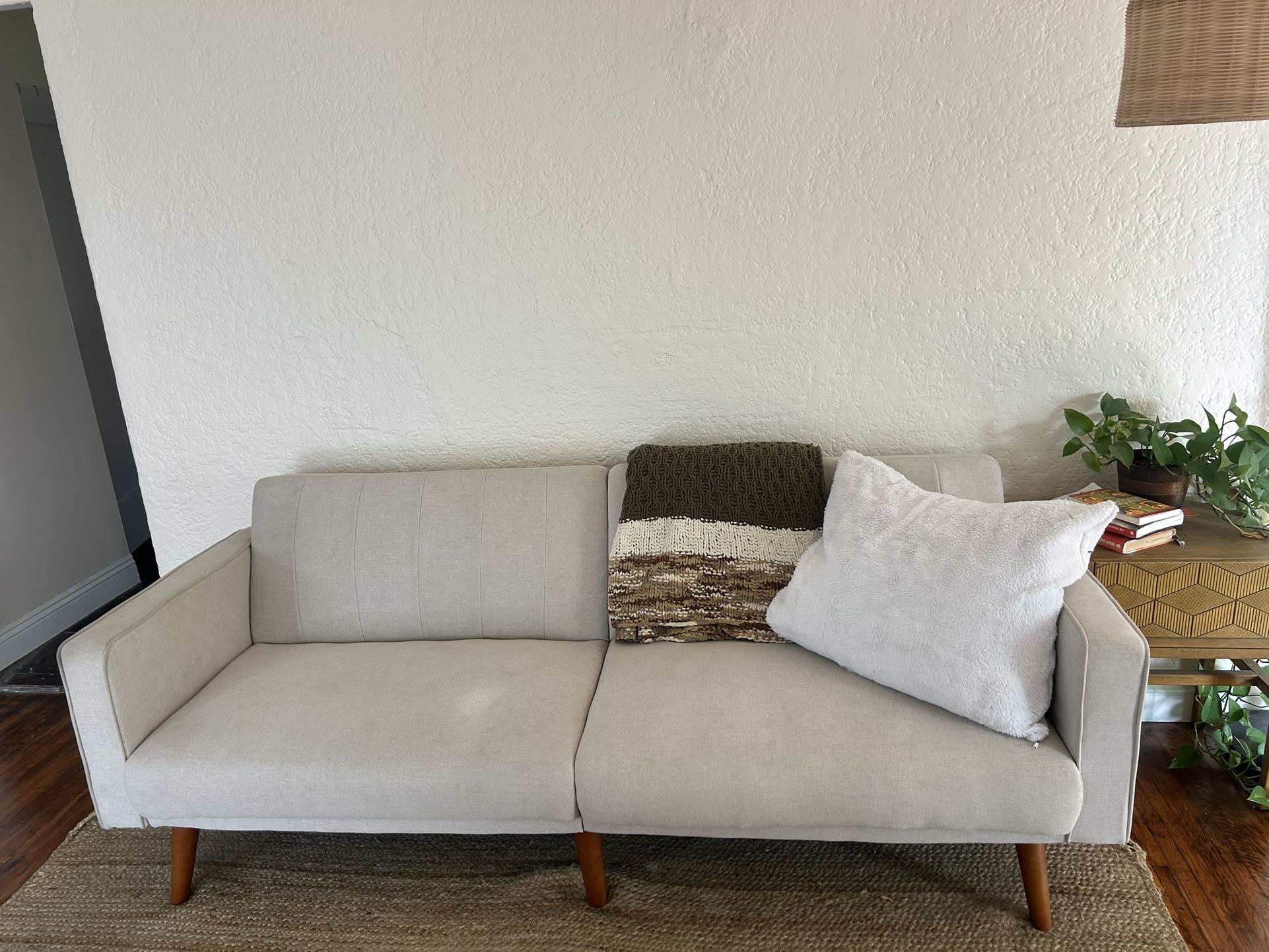 Beige Sleeper sofa 