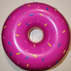 8" Plastic  Donut Bank