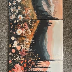 Wall Art 3 Piece Picture 