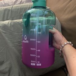 Super large Brand New Ombré Plastic water Bottle