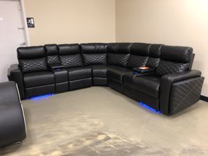 New And Used Recliners For In Jacksonville Fl Offerup Jacksonville Fl Black Leather Reclining Sectional With Cup Cooling And Heating System Under Lighting For