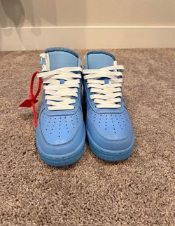Off White Af1 Unc blue
