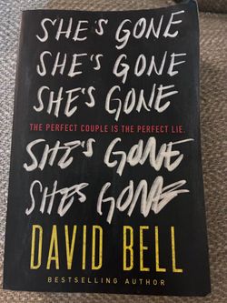 David Bell She's Gone Paperback Fiction Novel, English, FIREreads Publisher
