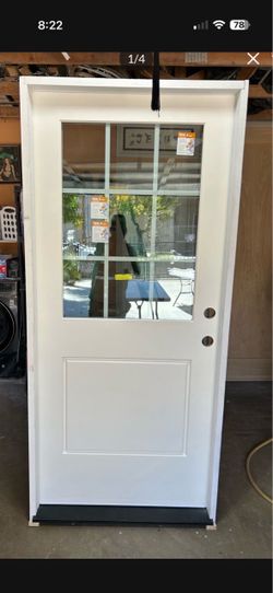 36 x 80 exterior fiberglass door