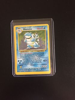1999 Blastoise Base Set Pokemon Card Thumbnail