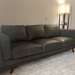Abbyson Positano Leather Couch